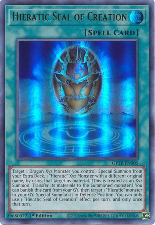 Hieratic Seal of Creation - GFTP-EN005 - Ultra Rare 1