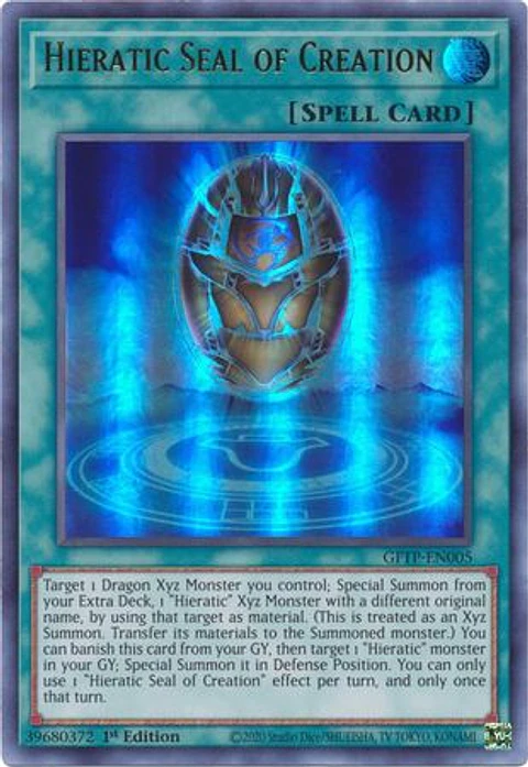 Hieratic Seal of Creation - GFTP-EN005 - Ultra Rare