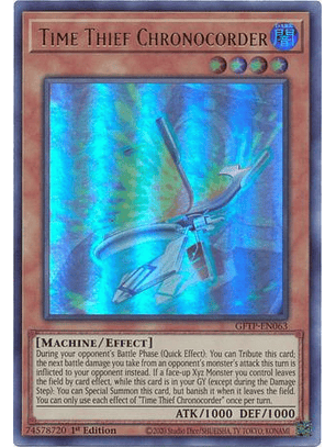 Time Thief Chronocorder - GFTP-EN063 - Ultra Rare