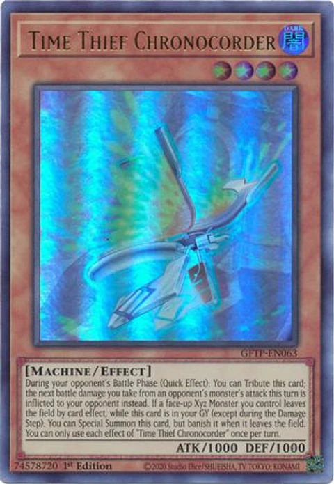 Time Thief Chronocorder - GFTP-EN063 - Ultra Rare