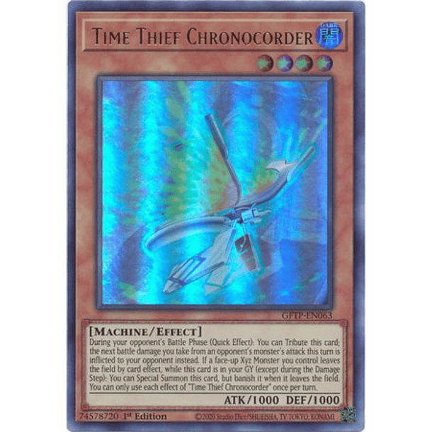 Time Thief Chronocorder - GFTP-EN063 - Ultra Rare