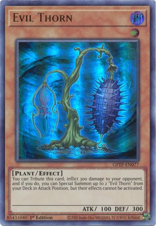 Evil Thorn - GFTP-EN077 - Ultra Rare 1