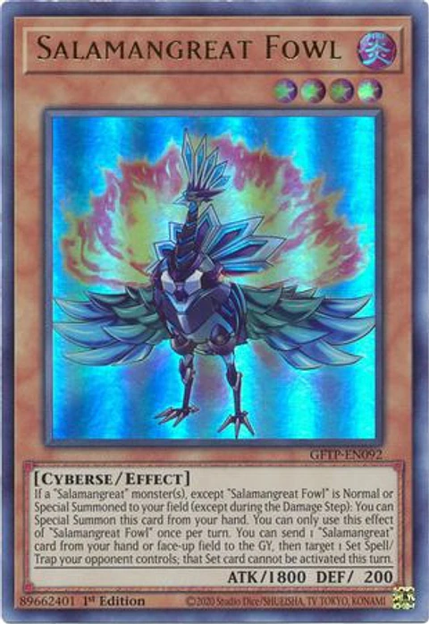 Salamangreat Fowl - GFTP-EN092 - Ultra Rare
