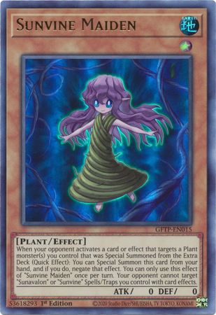 Sunvine Maiden - GFTP-EN015 - Ultra Rare 1