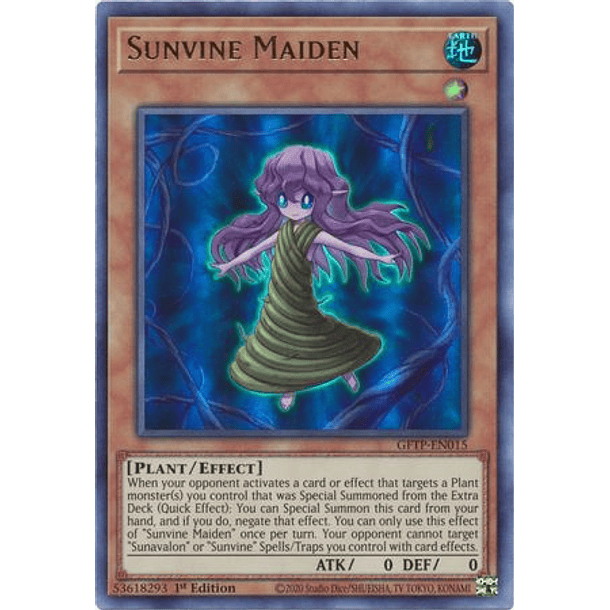 Sunvine Maiden - GFTP-EN015 - Ultra Rare