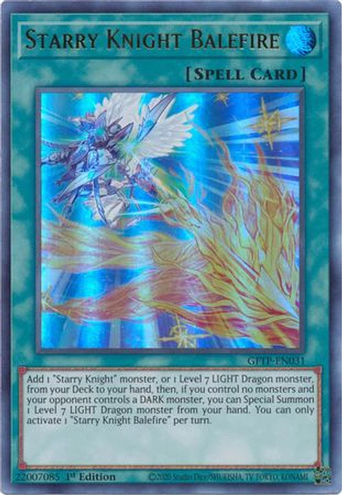 Starry Knight Balefire - GFTP-EN031 - Ultra Rare