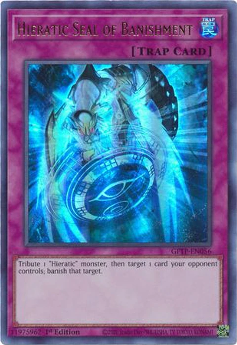 Hieratic Seal of Banishment - GFTP-EN056 - Ultra Rare