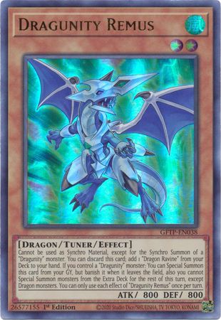 Dragunity Remus - GFTP-EN038 - Ultra Rare 1