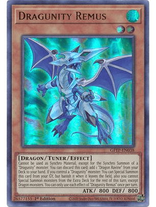 Dragunity Remus - GFTP-EN038 - Ultra Rare