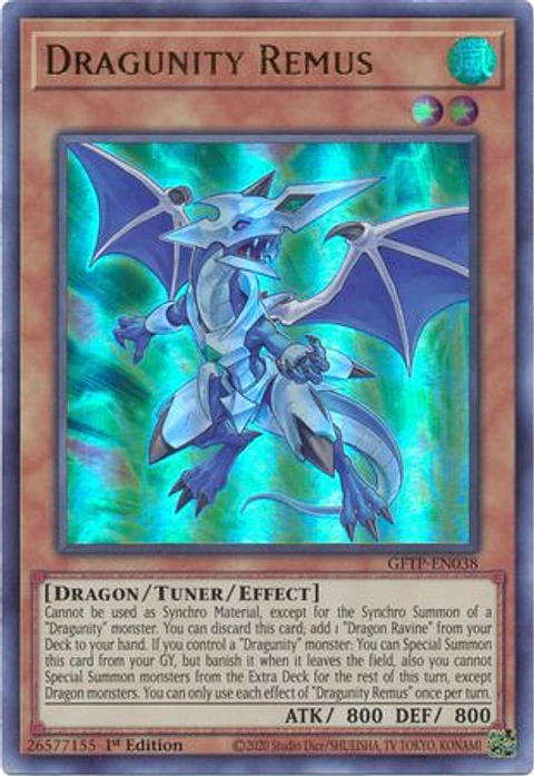 Dragunity Remus - GFTP-EN038 - Ultra Rare