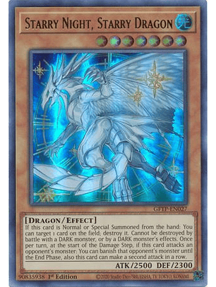 Starry Night, Starry Dragon - GFTP-EN027 - Ultra Rare