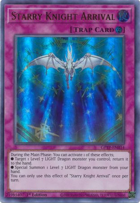 Starry Knight Arrival - GFTP-EN034 - Ultra Rare