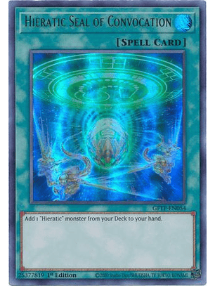 Hieratic Seal of Convocation - GFTP-EN054 - Ultra Rare