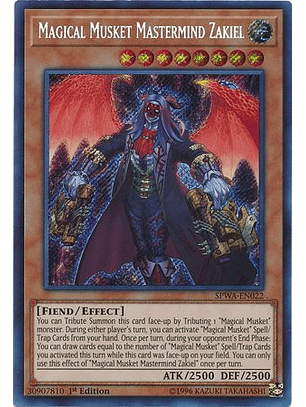 Magical Musket Mastermind Zakiel - SPWA-EN022 - Secret Rare