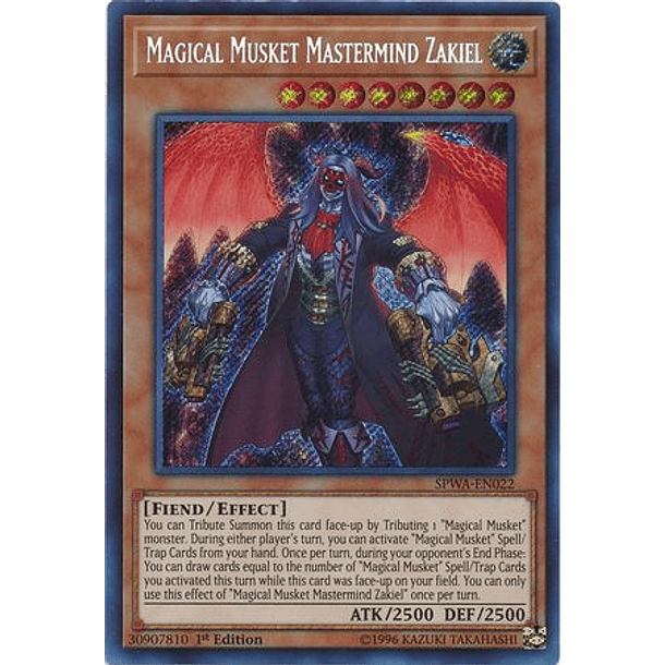 Magical Musket Mastermind Zakiel - SPWA-EN022 - Secret Rare