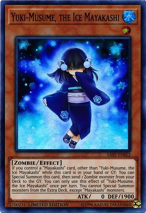 Yuki-Musume, the Ice Mayakashi - SAST-ENSE2 - Super Rare 