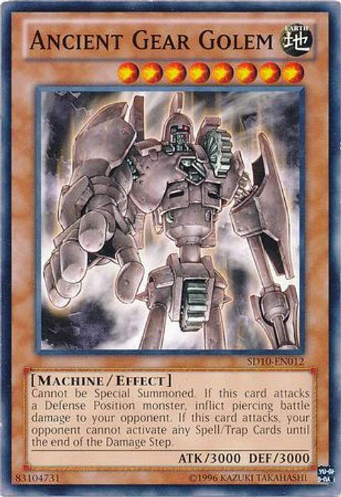 Ancient Gear Golem - SD10-EN012 - Common