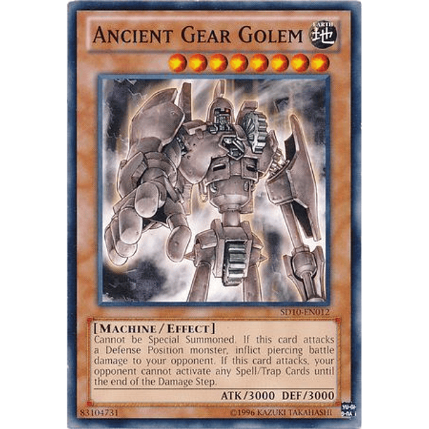 Ancient Gear Golem - SD10-EN012 - Common