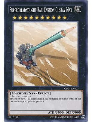 Superdreadnought Rail Cannon Gustav Max - OP04-EN023 - Common