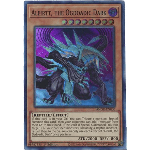 Aleirtt, the Ogdoadic Dark - ANGU-EN006 - Super Rare