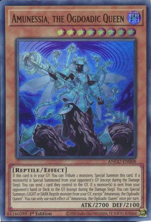 Amunessia, the Ogdoadic Queen - ANGU-EN008 - Ultra Rare 1