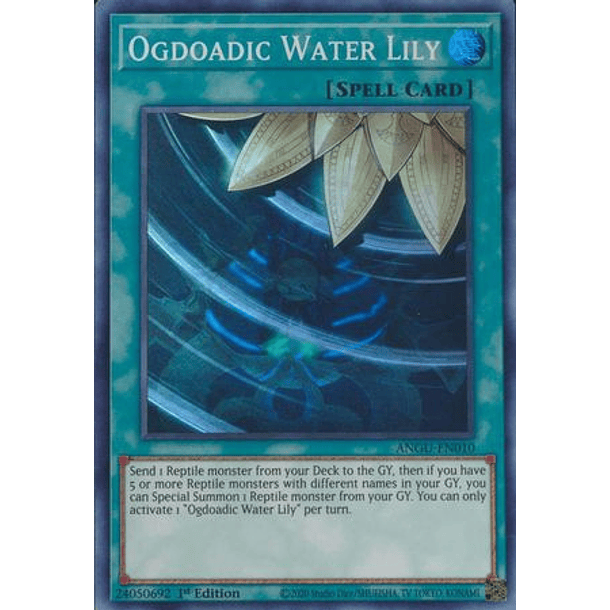 Ogdoadic Water Lily - ANGU-EN010 - Super Rare