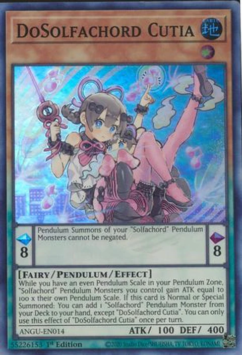 DoSolfachord Cutia - ANGU-EN014 - Super Rare 