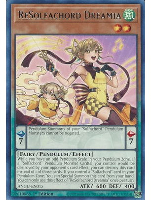 ReSolfachord Dreamia - ANGU-EN015 - Rare
