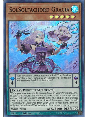 SolSolfachord Gracia - ANGU-EN018 - Super Rare