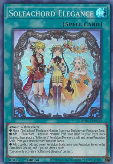 Solfachord Elegance - ANGU-EN022 - Super Rare
