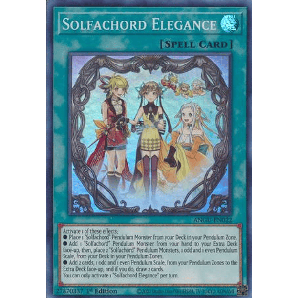 Solfachord Elegance - ANGU-EN022 - Super Rare