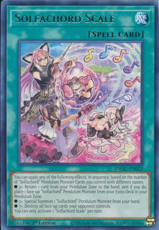 Solfachord Scale - ANGU-EN023 - Rare 1