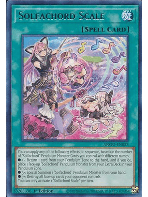 Solfachord Scale - ANGU-EN023 - Rare