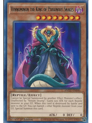 Vennominon the King of Poisonous Snakes - ANGU-EN040 - Rare