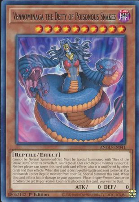 Vennominaga the Deity of Poisonous Snakes - ANGU-EN041 - Rare