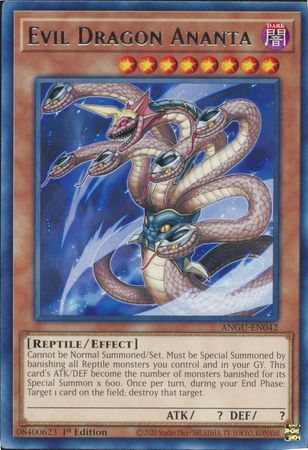 Evil Dragon Ananta - ANGU-EN042 - Rare 1