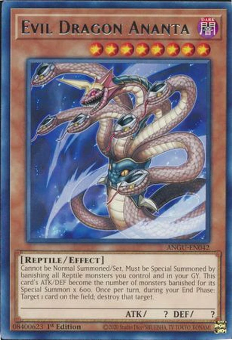 Evil Dragon Ananta - ANGU-EN042 - Rare