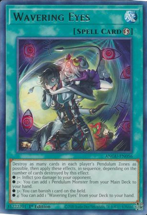 Wavering Eyes - ANGU-EN056 - Rare