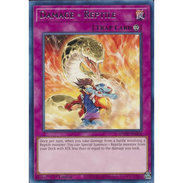 Damage = Reptile - ANGU-EN058 - Rare