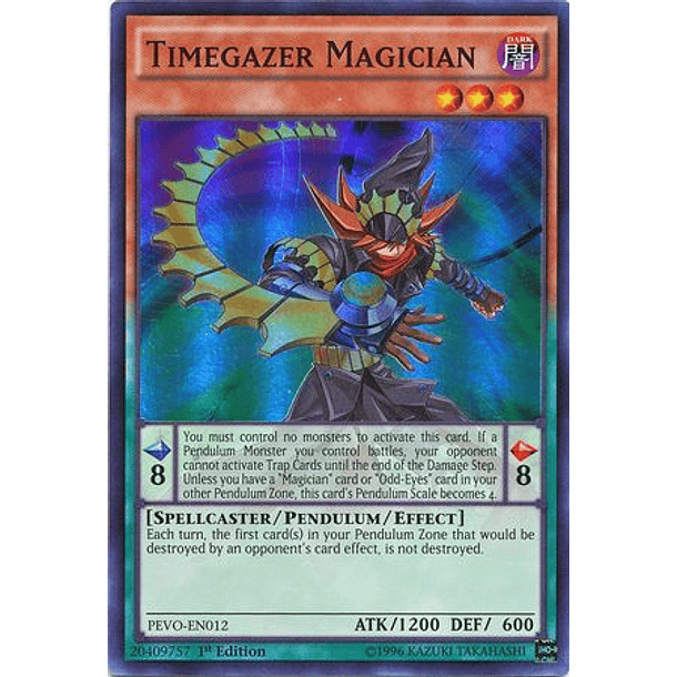 Timegazer Magician - PEVO-EN012 - Super Rare
