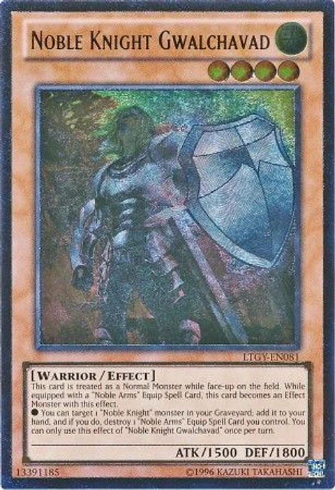 Ultimate Rare - Noble Knight Gwalchavad - LTGY-EN081