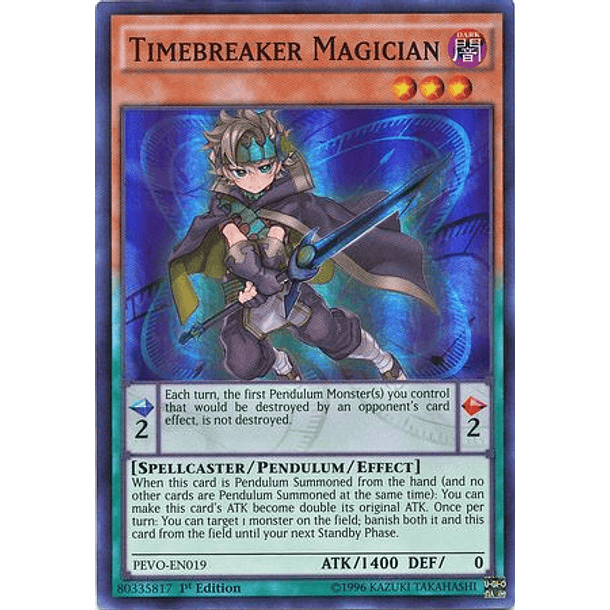 Timebreaker Magician - PEVO-EN019 - Super Rare