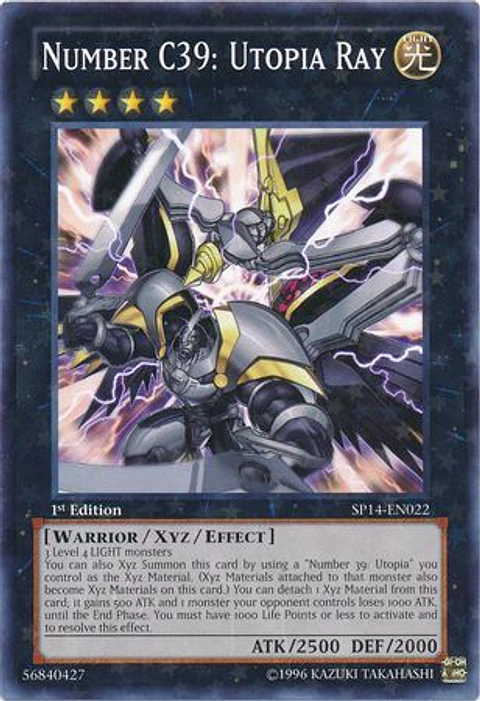 Number C39: Utopia Ray - SP14-EN022 - Starfoil Rare