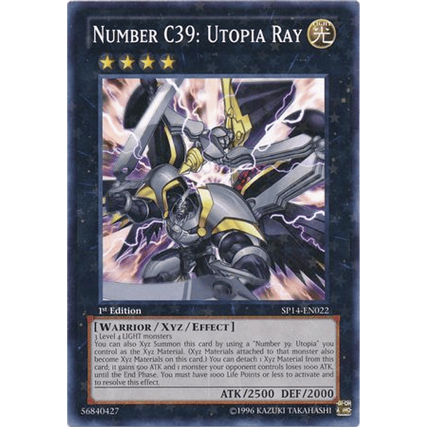 Number C39: Utopia Ray - SP14-EN022 - Starfoil Rare