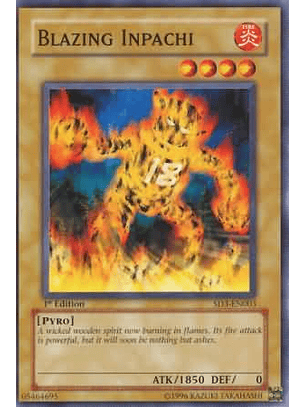 Blazing Inpachi - SD3-EN003 - Common (jugado)