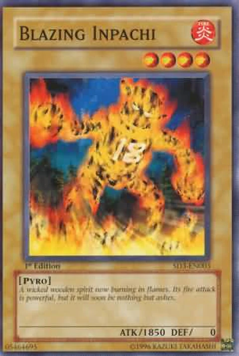Blazing Inpachi - SD3-EN003 - Common (jugado)