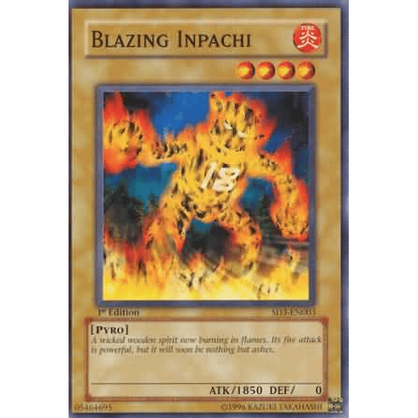 Blazing Inpachi - SD3-EN003 - Common (jugado)