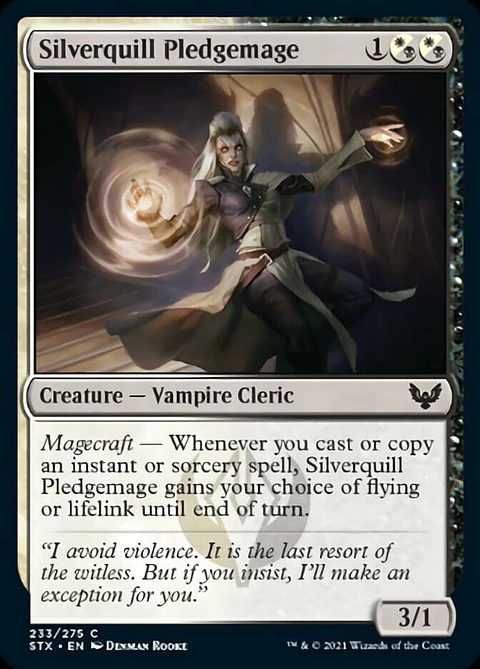 Silverquill Pledgemage - STX - C
