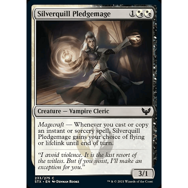 Silverquill Pledgemage - STX - C