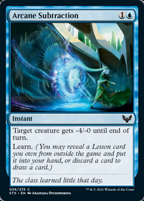 Arcane Subtraction - STX - C
